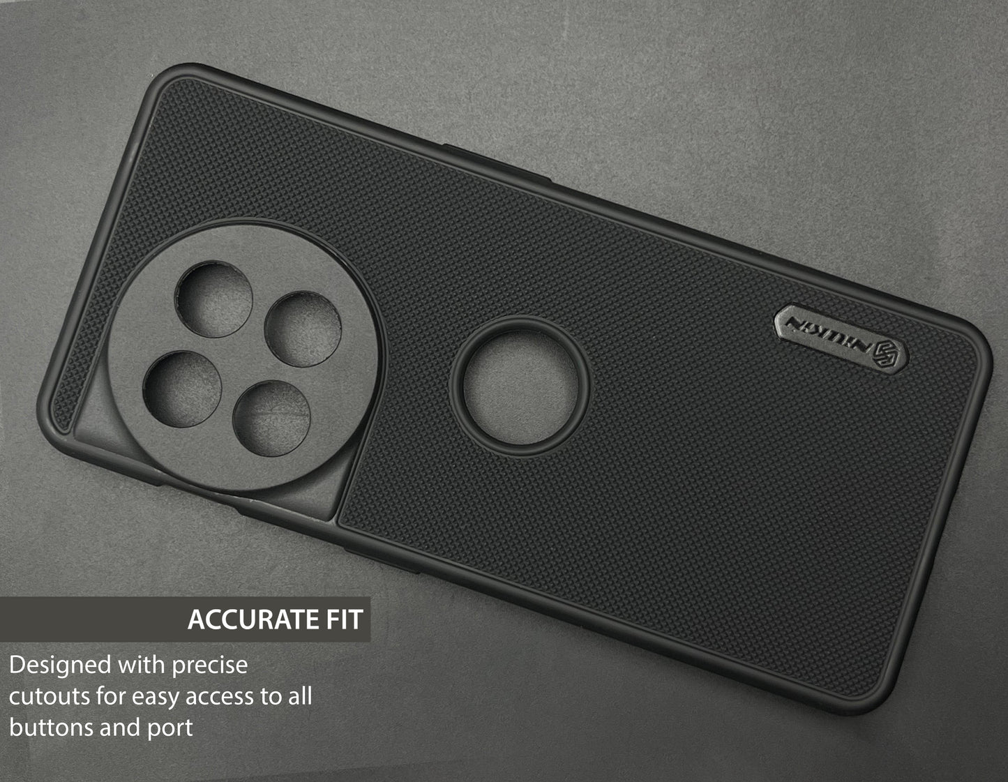 NIUKIN Super Frosted Dotted Case with LOGO CUT for Oneplus 11R