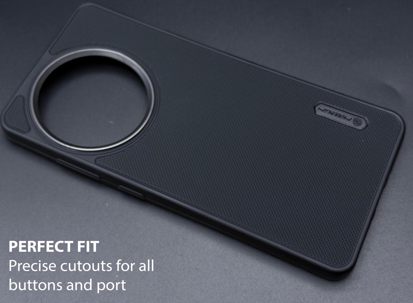NIUKIN Super Frosted Dotted Case with Camera Ring for Oneplus 13R