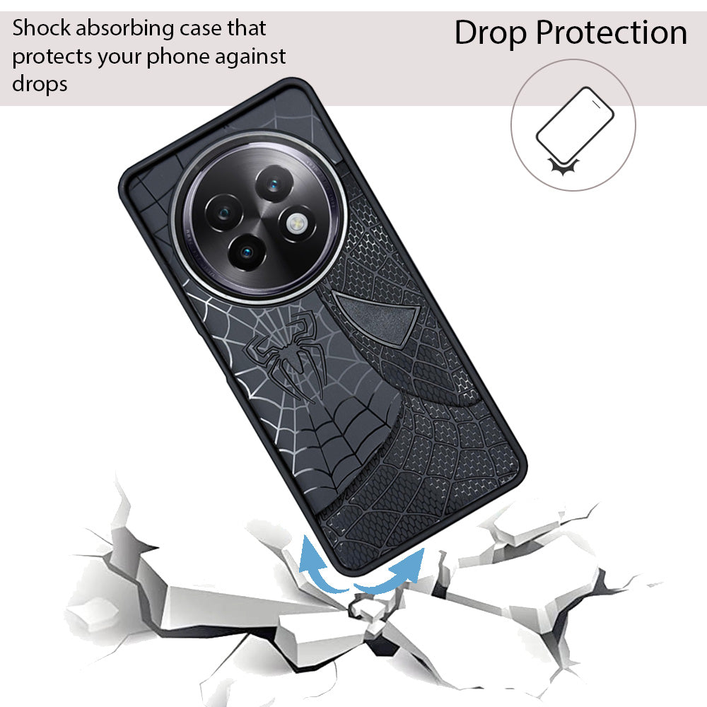 Sp Superhero Web Case with Metallic Camera Ring for Realme 13 Plus(5G)