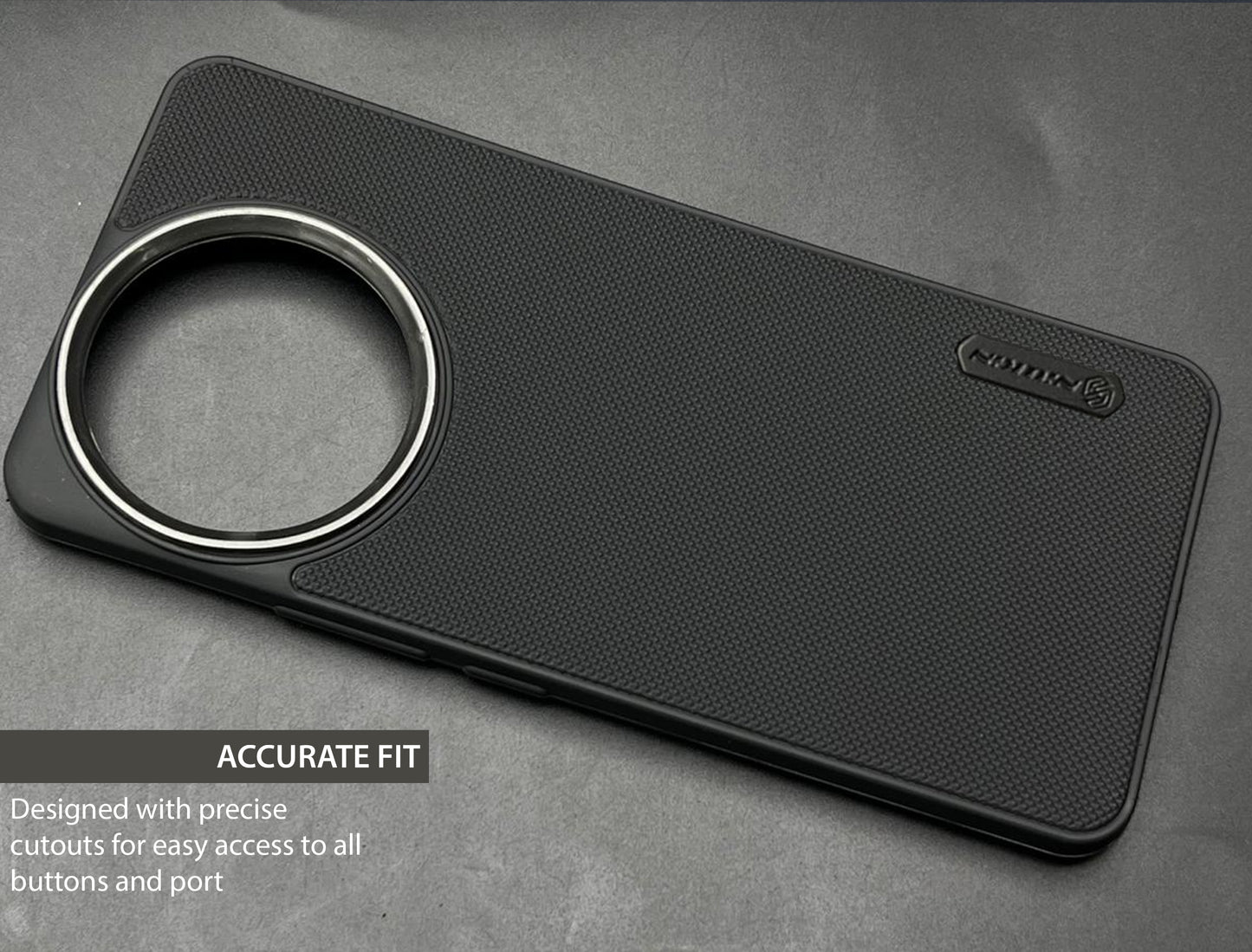 NIUKIN Super Frosted Dotted Case with Camera Ring for Xiaomi Mi 14 Civi
