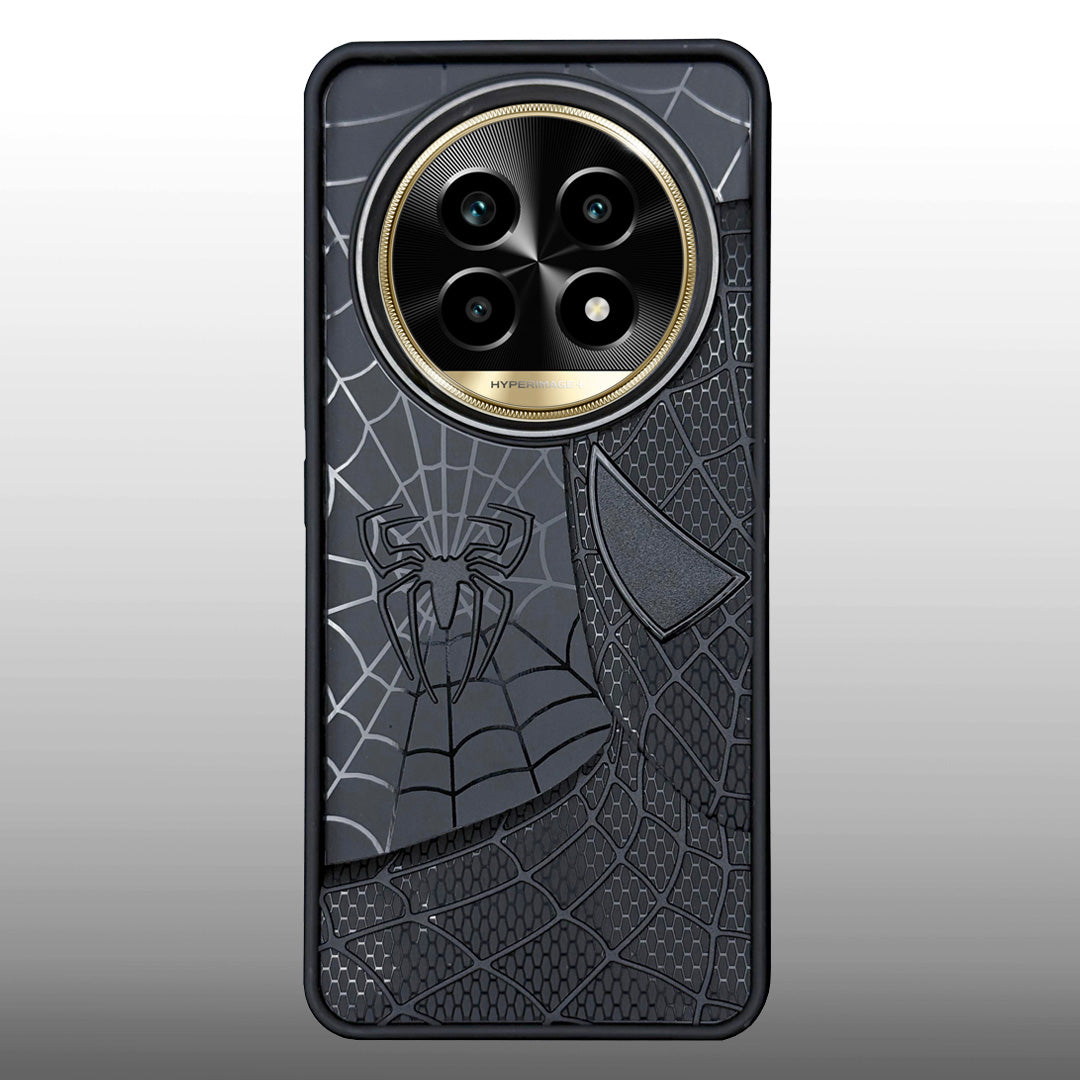 Sp Superhero Web Case with Metallic Camera Ring for Realme 14 Pro Lite(5G)