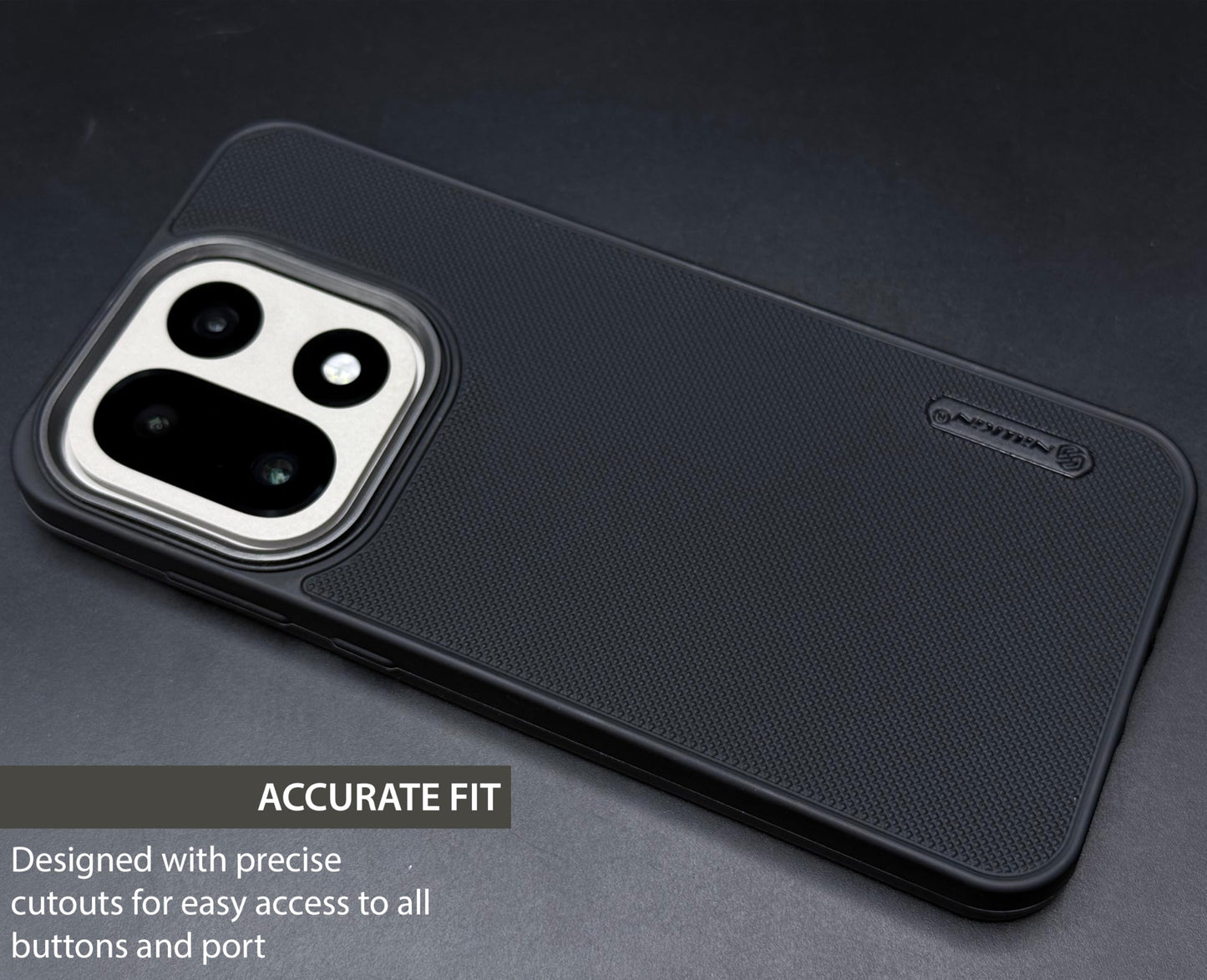 NIUKIN Super Frosted Dotted Case with Camera Ring for Oneplus 15