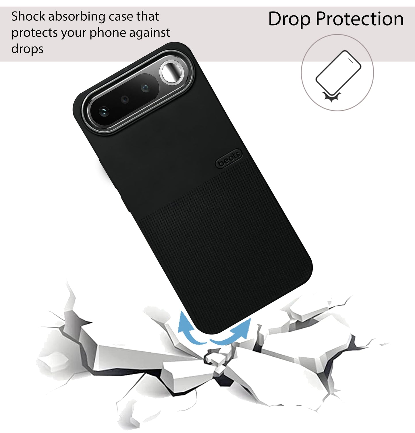 BEOTS Rugged back case with Camera Ring for Realme 16