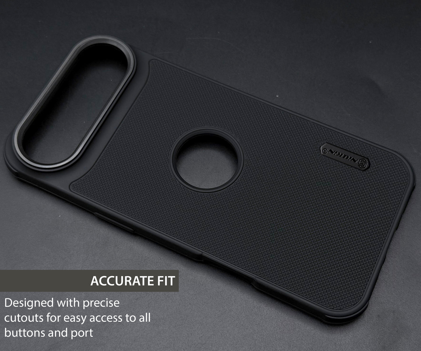 NIUKIN Super Frosted Dotted Case with Camera Ring for iPhone Air / 17 Air