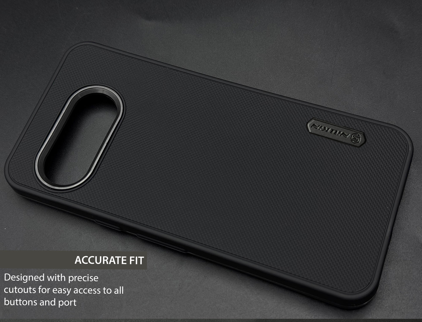 NIUKIN Super Frosted Dotted Case with Camera Ring for Google Pixel 9A