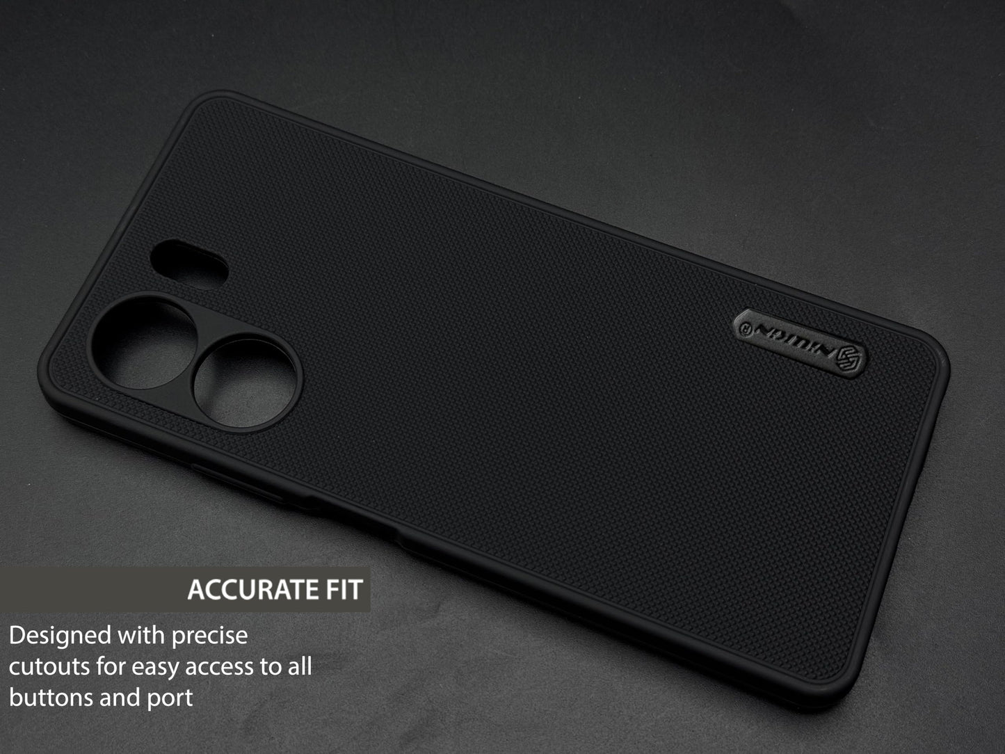 NIUKIN Super Frosted Dotted Case for Oppo A5x 5G