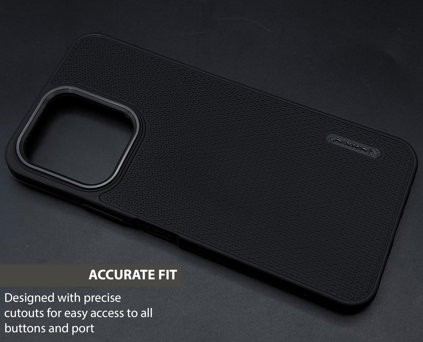 Niukin Grip Guard Back Case with Camera Ring for Oppo A6c