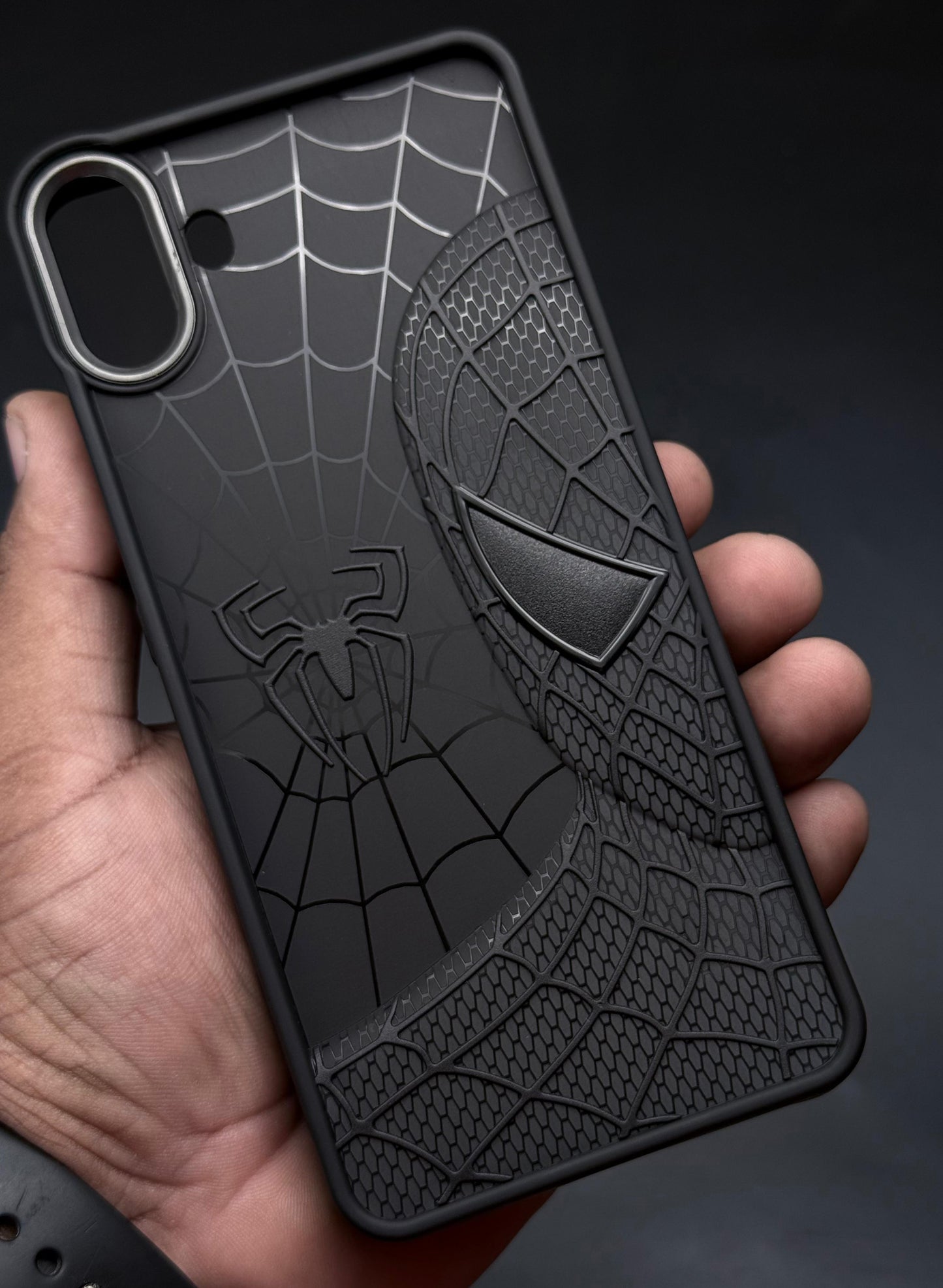 Sp Superhero Web Case with Metallic Camera Ring for CMF by Nothing Phone 1