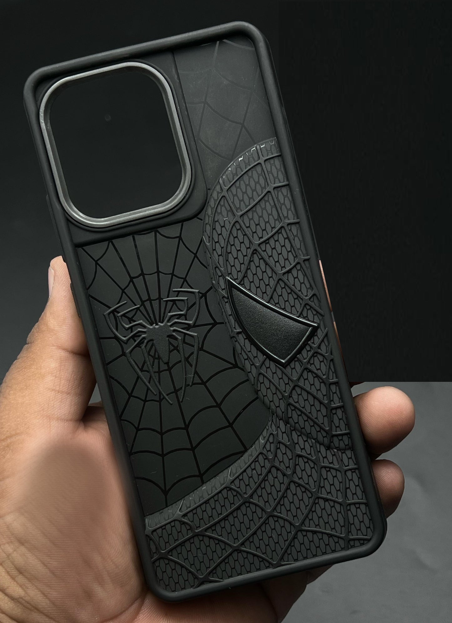 Sp Superhero Web Case with Metallic Camera Ring for Motorola Edge 50 Pro