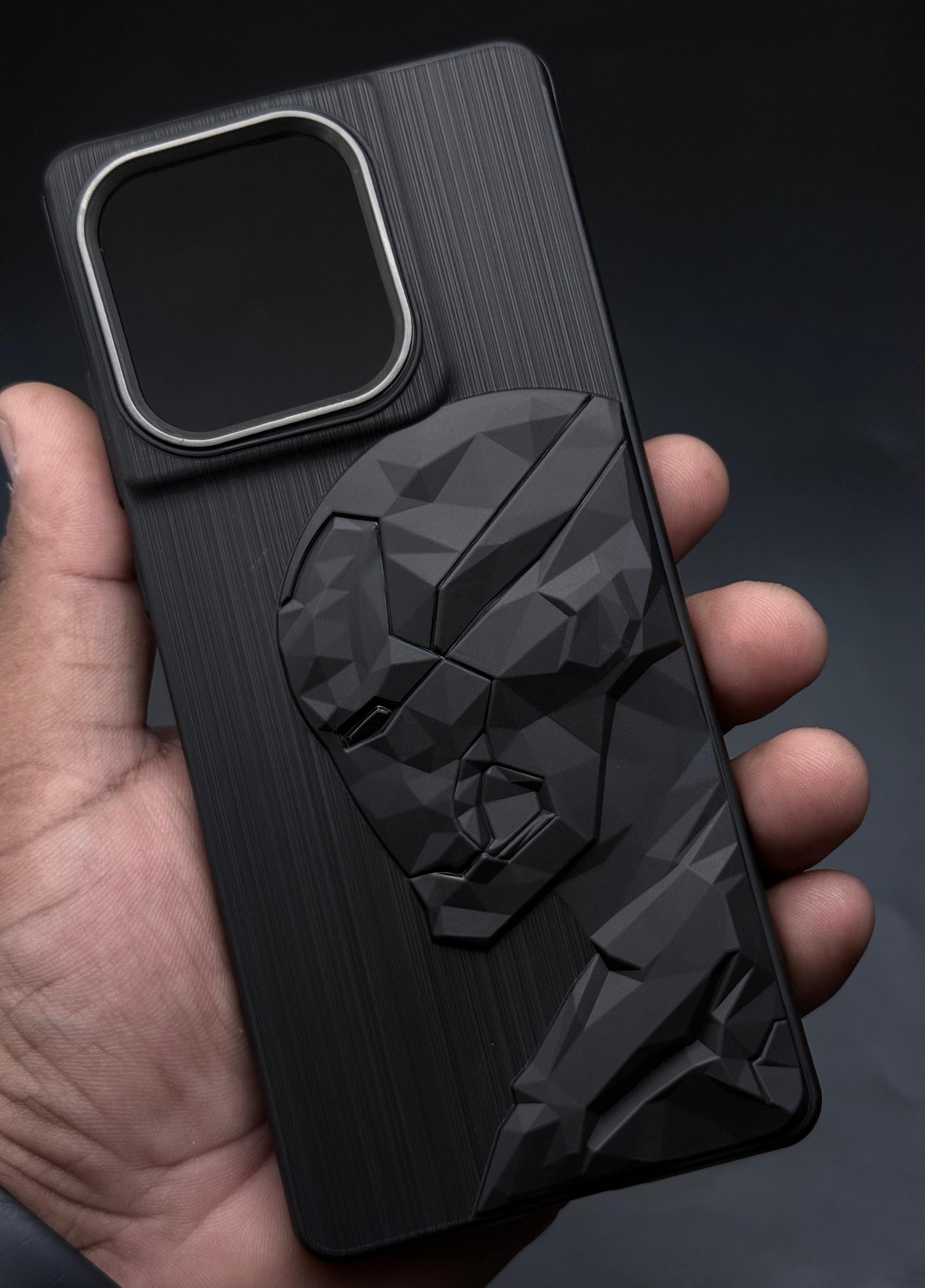 IR Superhero Side Face Prism Case with Metallic Camera Ring for Motorola Edge 60 Stylus