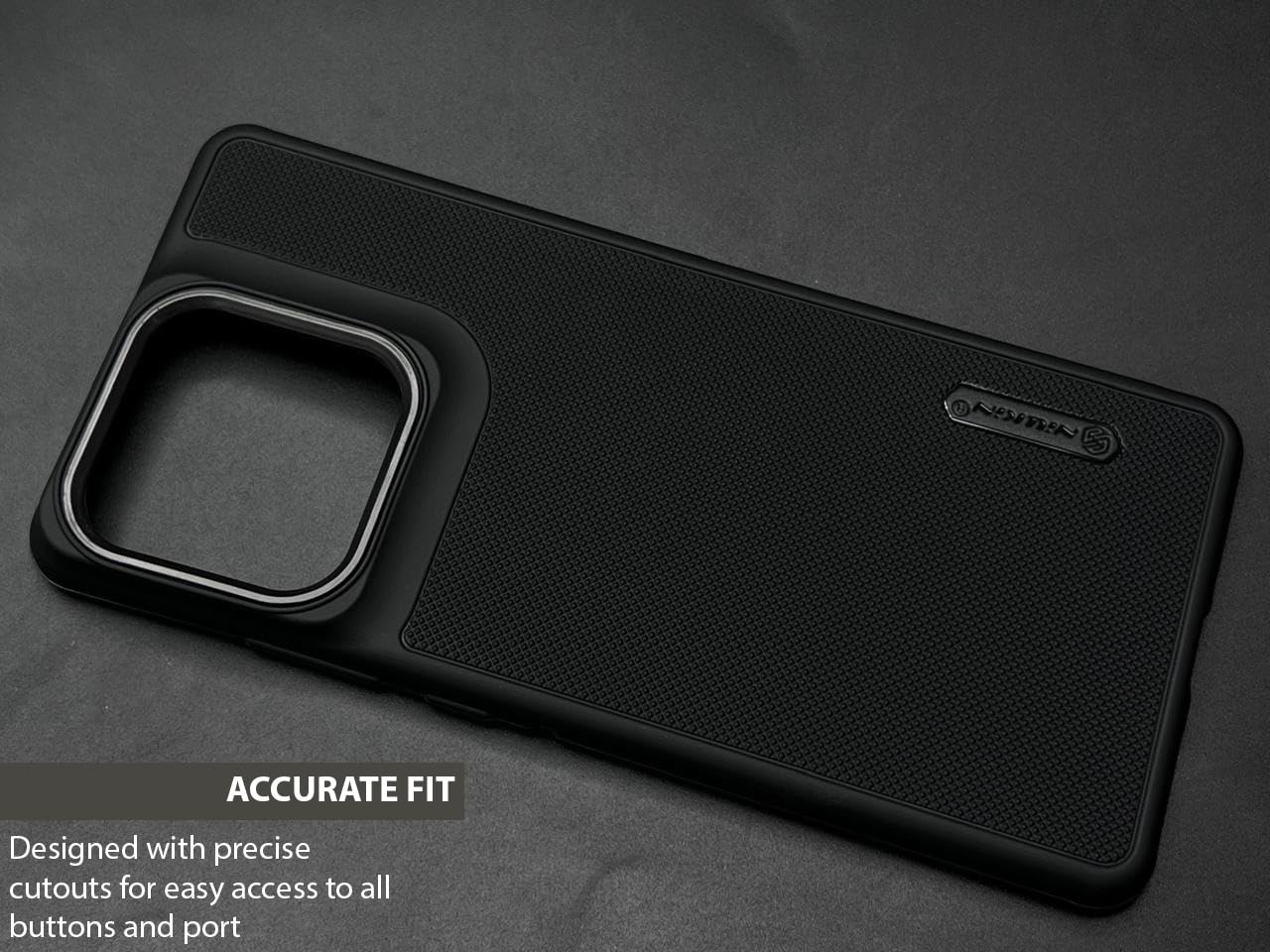 NIUKIN Super Frosted Dotted Case with Camera Ring for Moto Edge 70