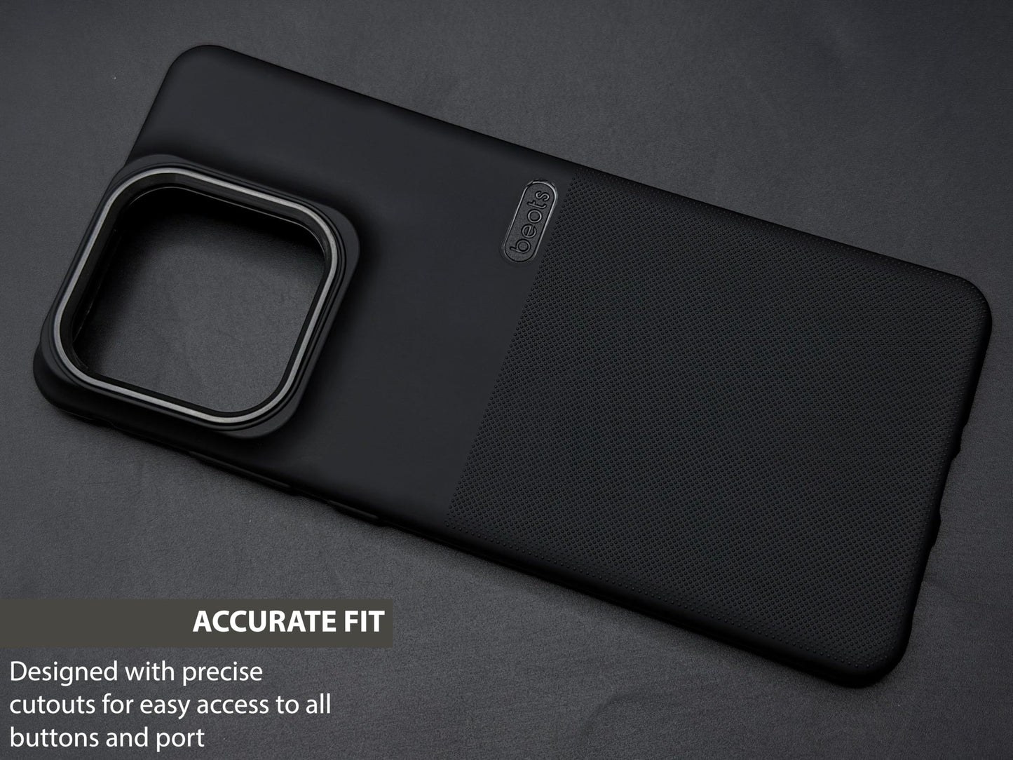 BEOTS Rugged back case with Camera Ring for Moto Edge 70 Fusion