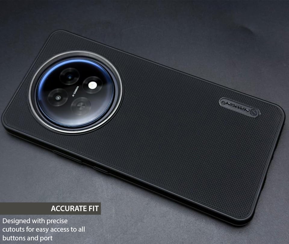 NIUKIN Super Frosted Dotted Case with Camera Ring for Oppo F31 Pro Plus