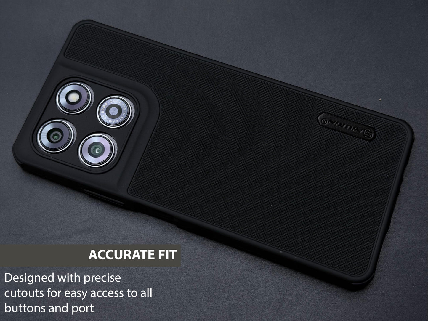 NIUKIN Super Frosted Dotted Case for Moto G37 Power