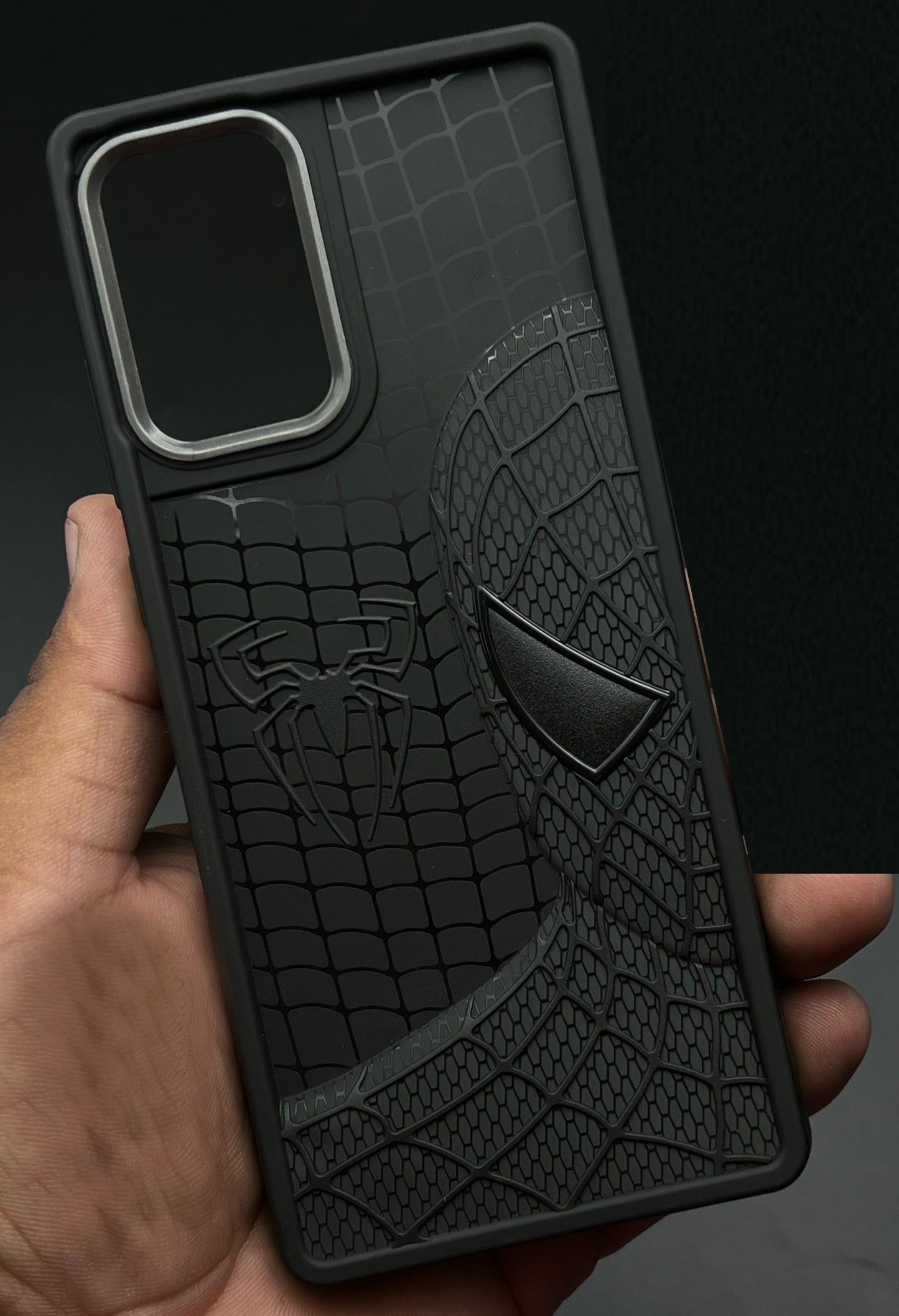 Sp Superhero Web Case with Metallic Camera Ring for Motorola G85