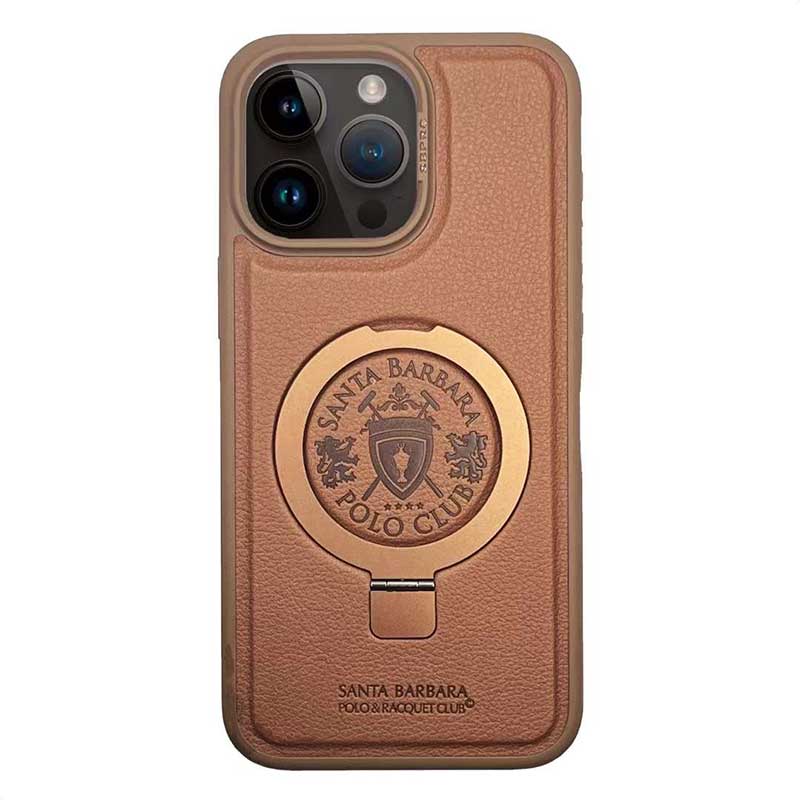 Santa Barbara Polo & Racquet Club Primo Series Leather Case for iPhone 16