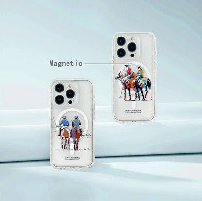 Santa Barbara Polo & Racquet Club Willie Series Transparent Magsafe Case for iPhone 16