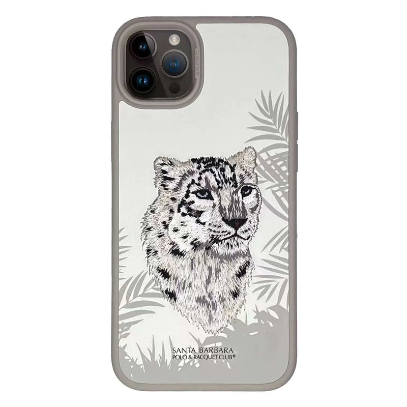 Santa Barbara Polo & Racquet Club Savanna Series Leather Case for iPhone 15 Plus