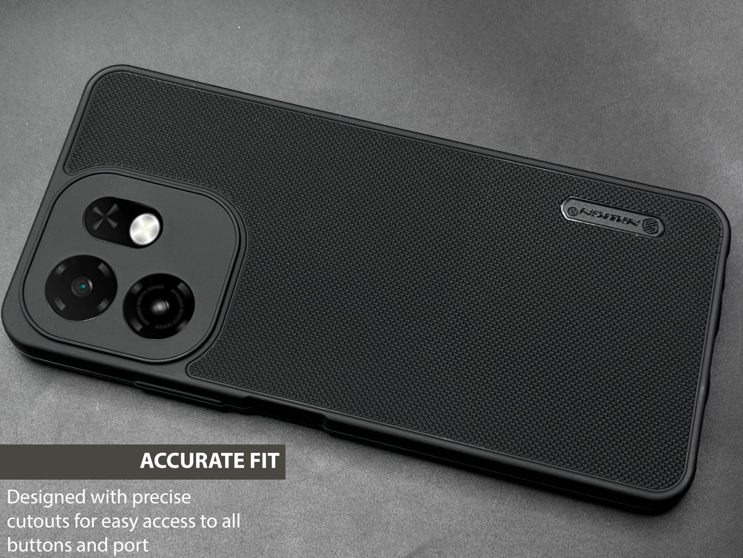 NIUKIN Super Frosted Dotted Case for ITEL A100c