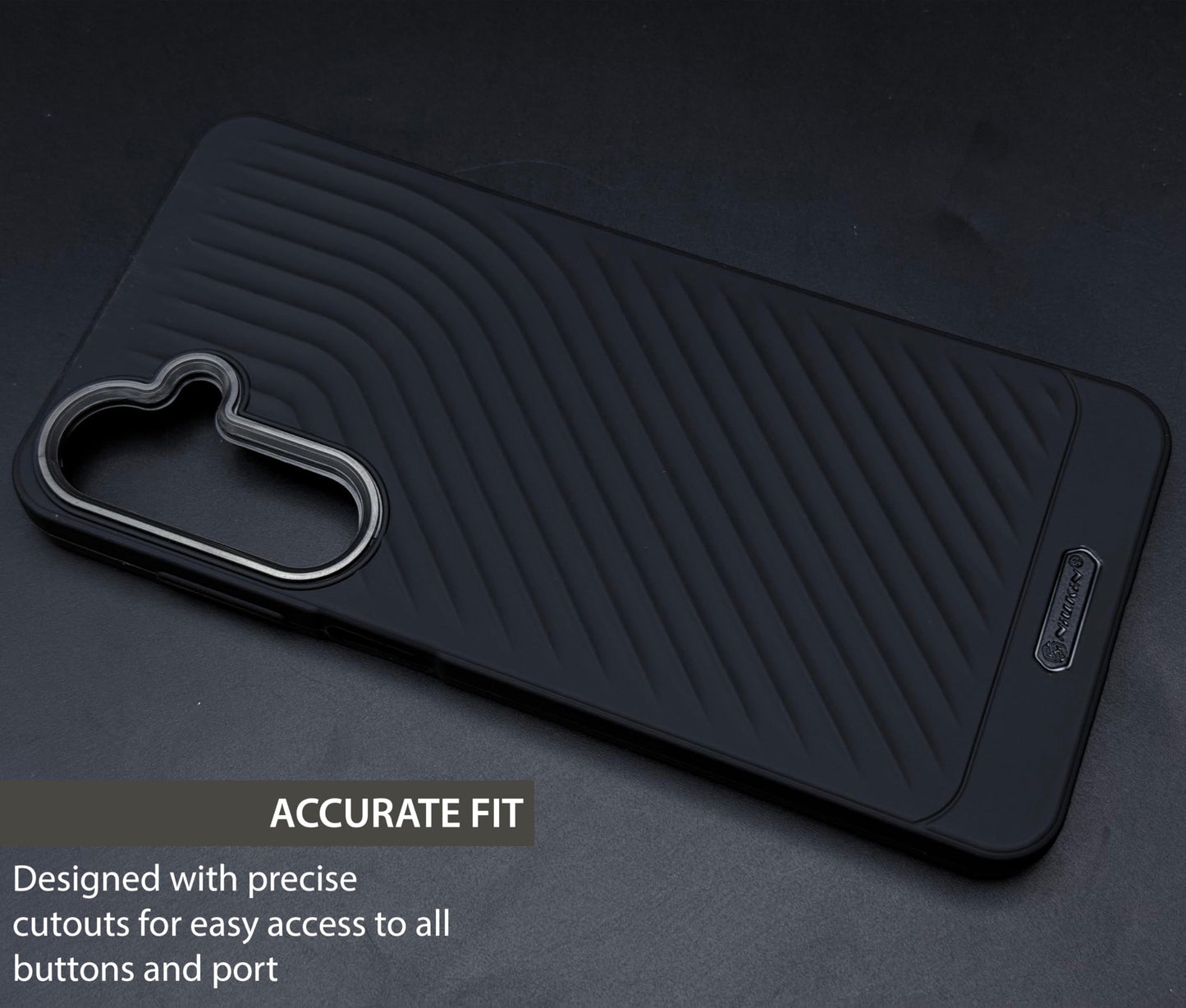Ripple Wave Case with Camera Ring for Samsung Galaxy M16