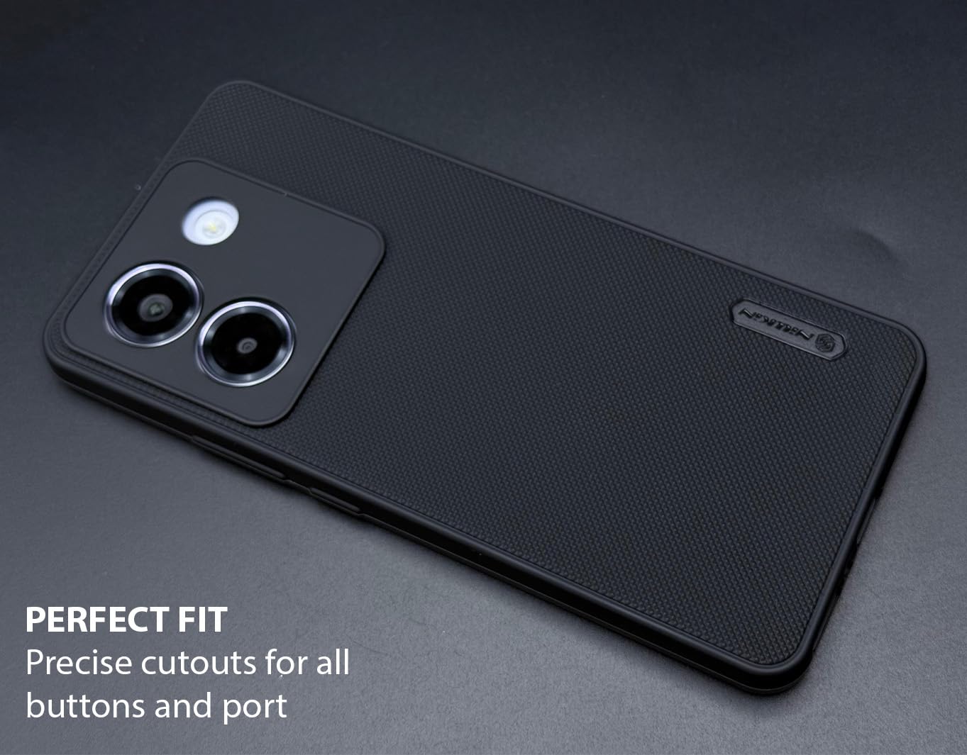 NIUKIN Super Frosted Dotted Case for Xiaomi Poco M7 Pro