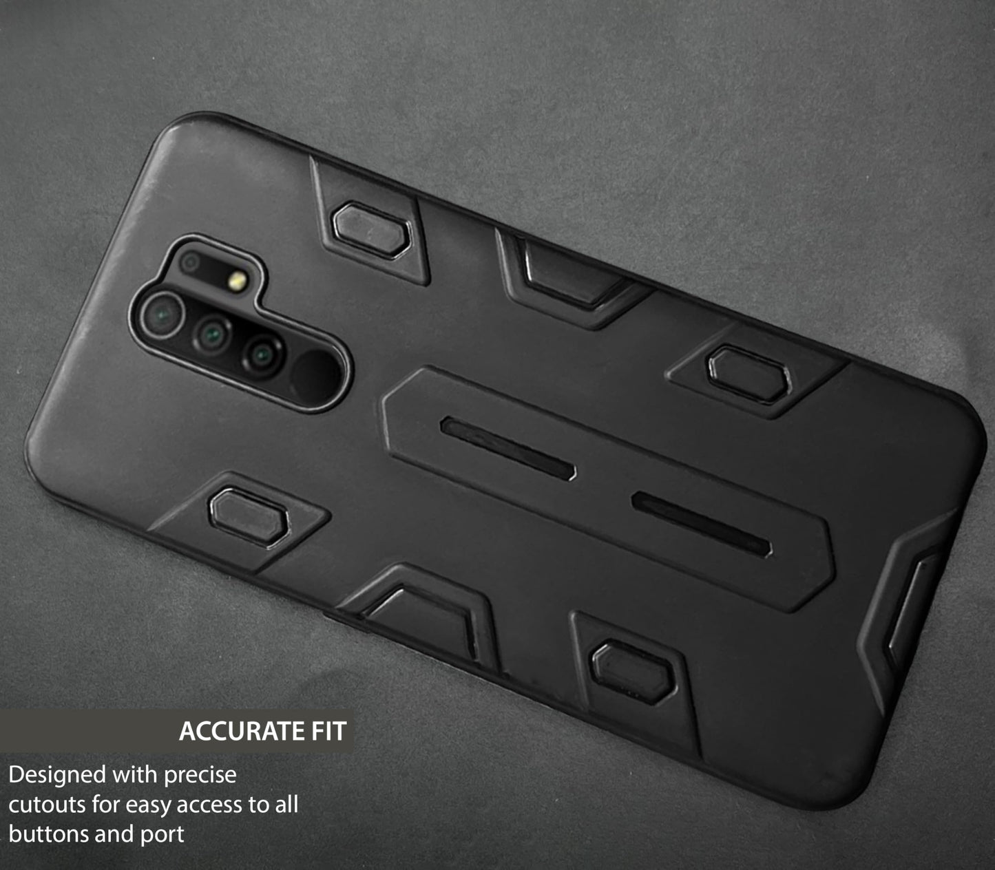 NIUKIN Armor Case for Xiaomi Redmi 9 Prime