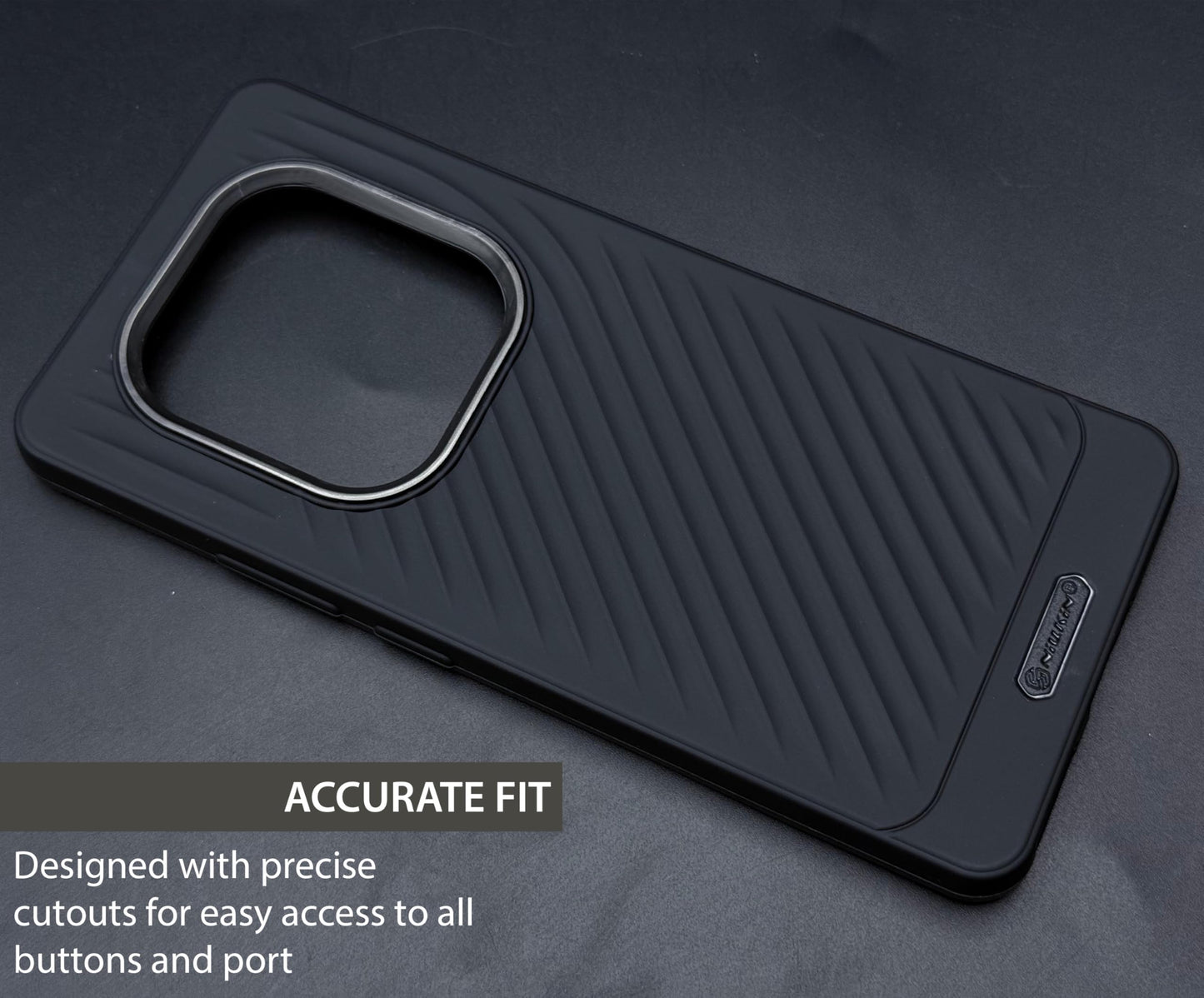Ripple Wave Case with Camera Ring for Realme Narzo 70 Turbo