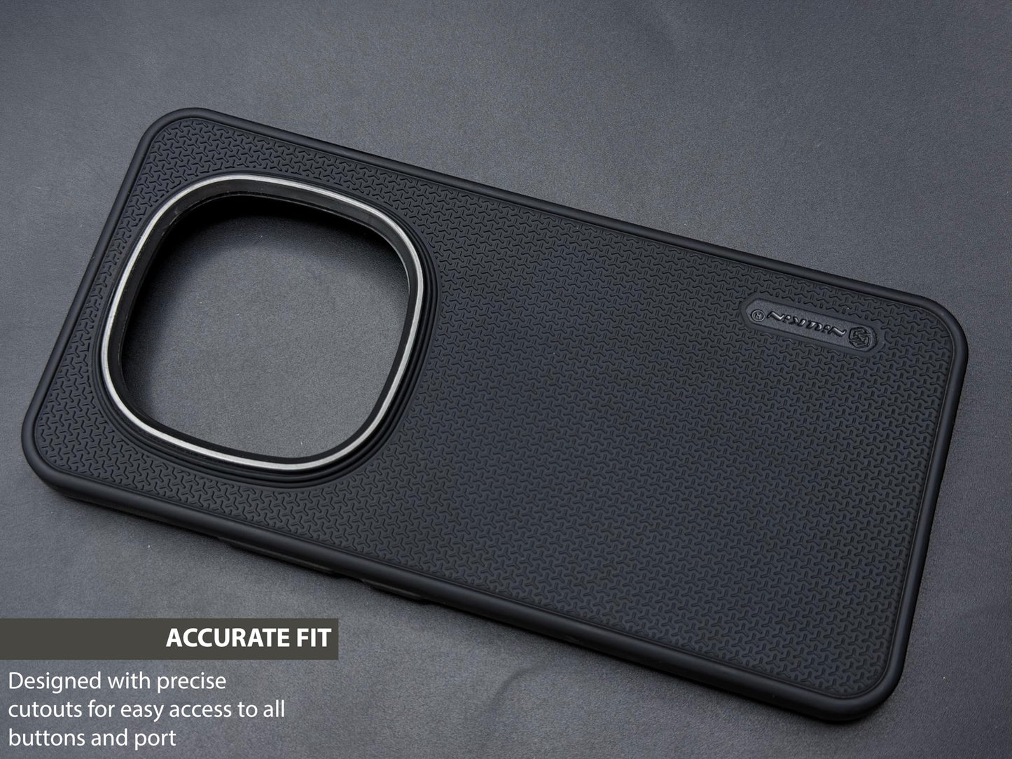 Niukin Grip Guard Back Case with Camera Ring for Xiaomi Note 15 Pro Plus