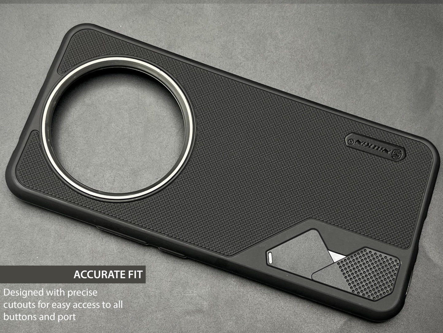 NIUKIN Fancy Super Frosted Dotted Case with Camera Ring for Realme P3 Pro
