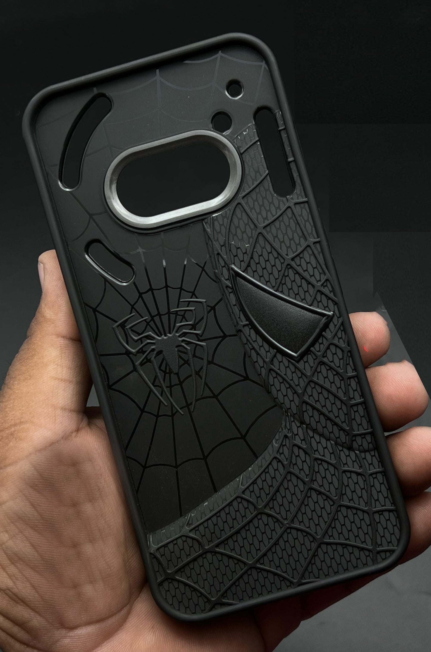 Sp Superhero Web Case with Metallic Camera Ring for Nothing Phone 2A