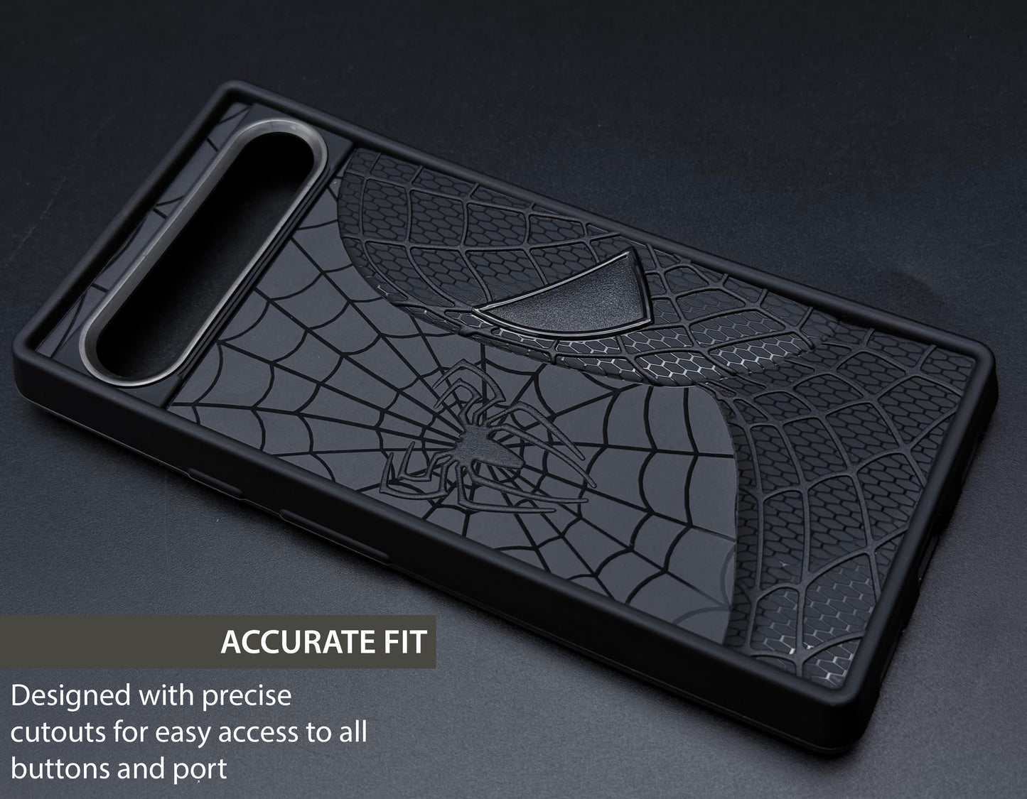 Sp Superhero Web Case with Metallic Camera Ring for Google Pixel 6a