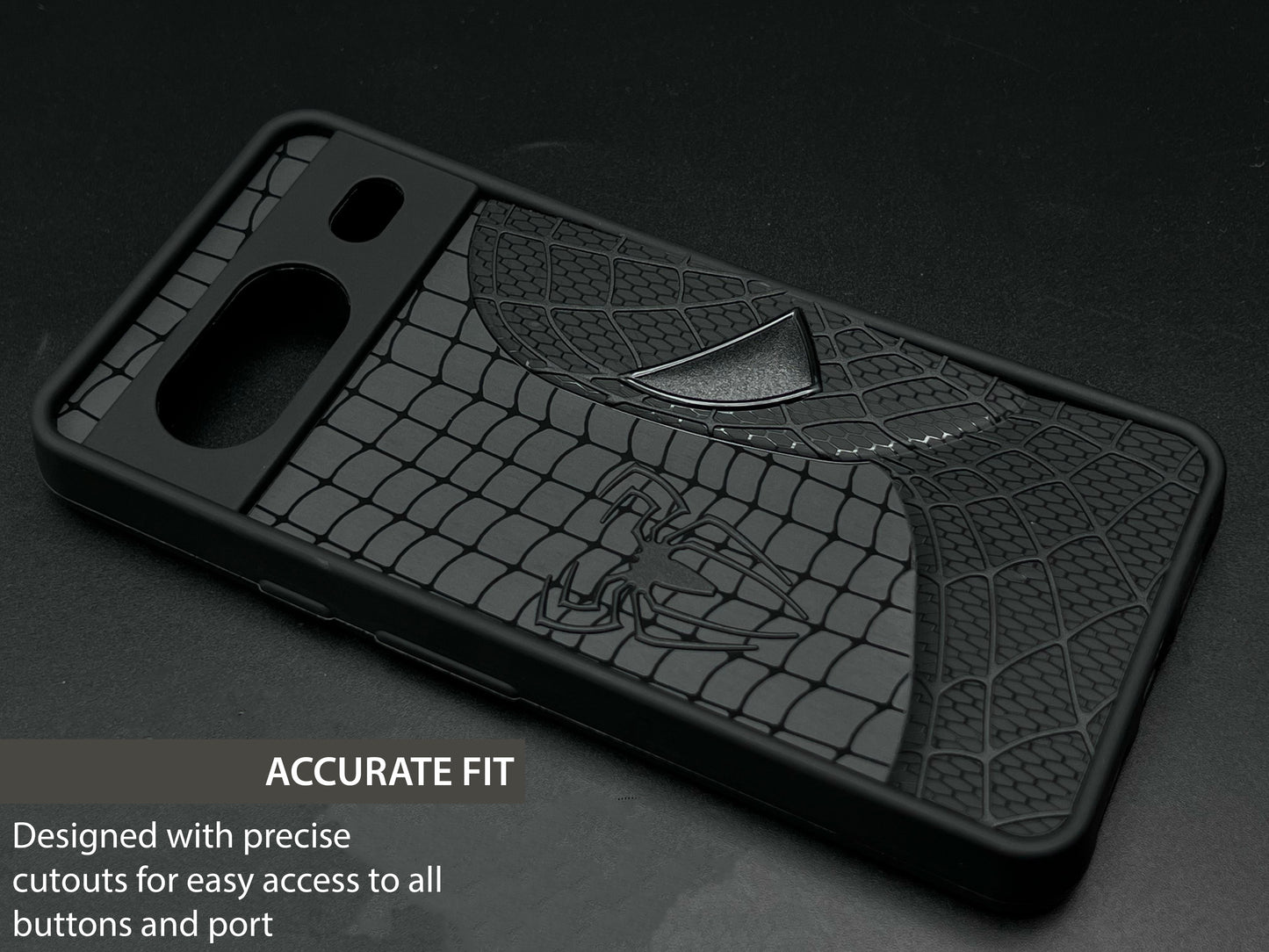 Sp Superhero Web Case with Metallic Camera Ring for Google Pixel 8