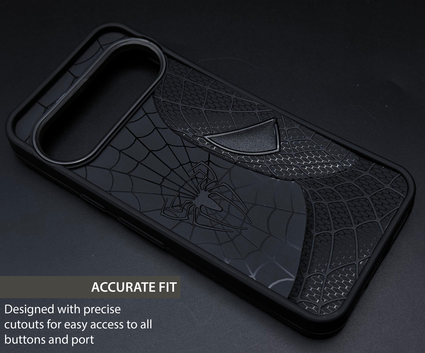 Sp Superhero Web Case with Metallic Camera Ring for Google Pixel 9 Pro
