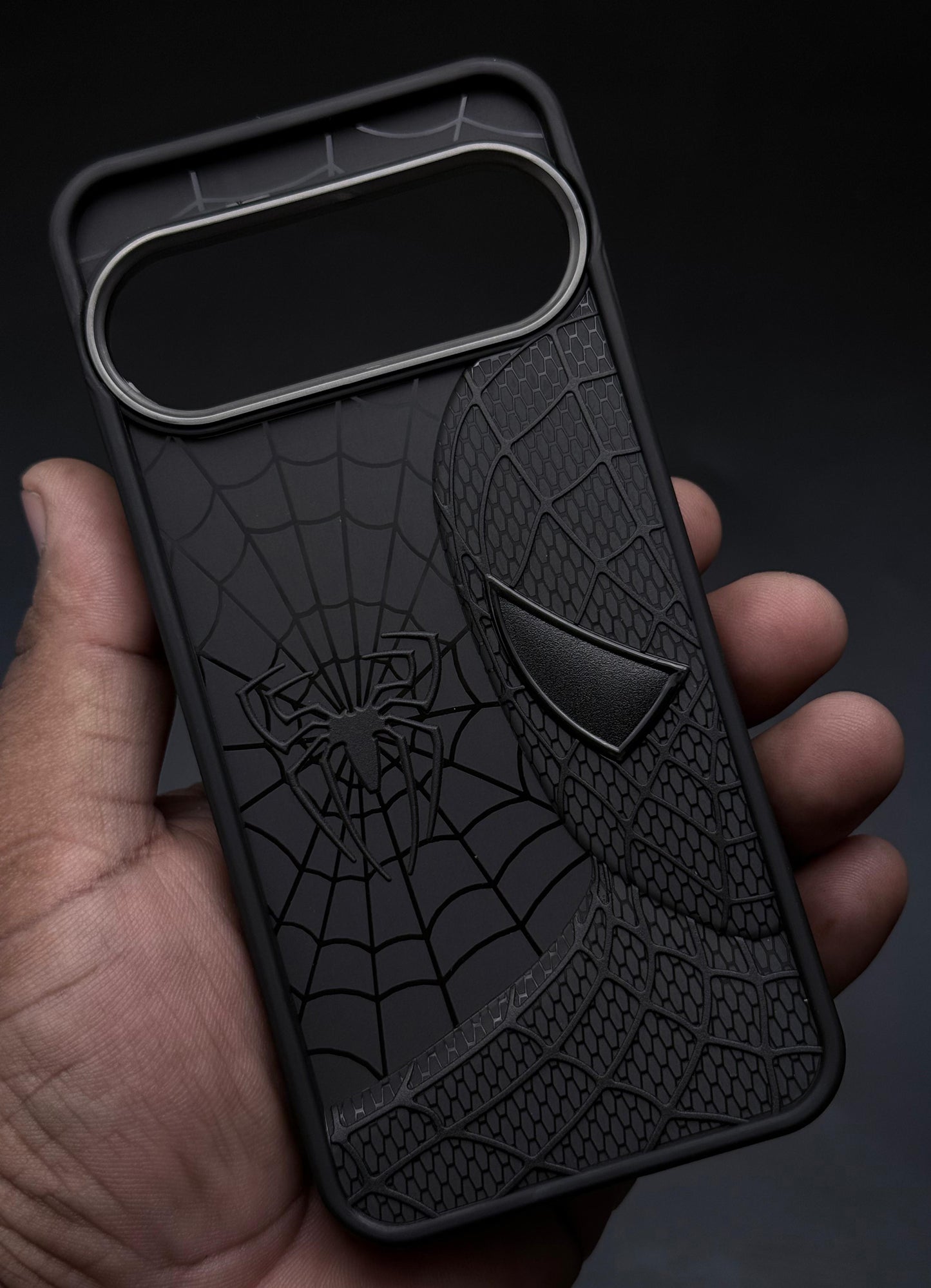 Sp Superhero Web Case with Metallic Camera Ring for Google Pixel 9 Pro