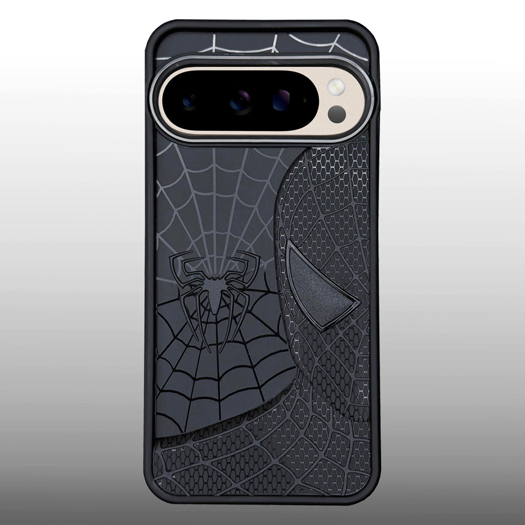 Sp Superhero Web Case with Metallic Camera Ring for Google Pixel 9 Pro
