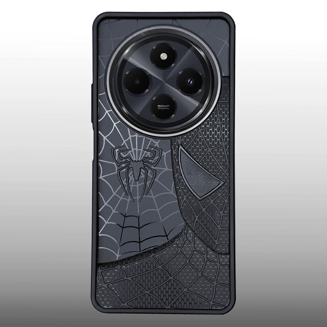 Sp Superhero Web Case with Metallic Camera Ring for Xiaomi Poco C75(5G)