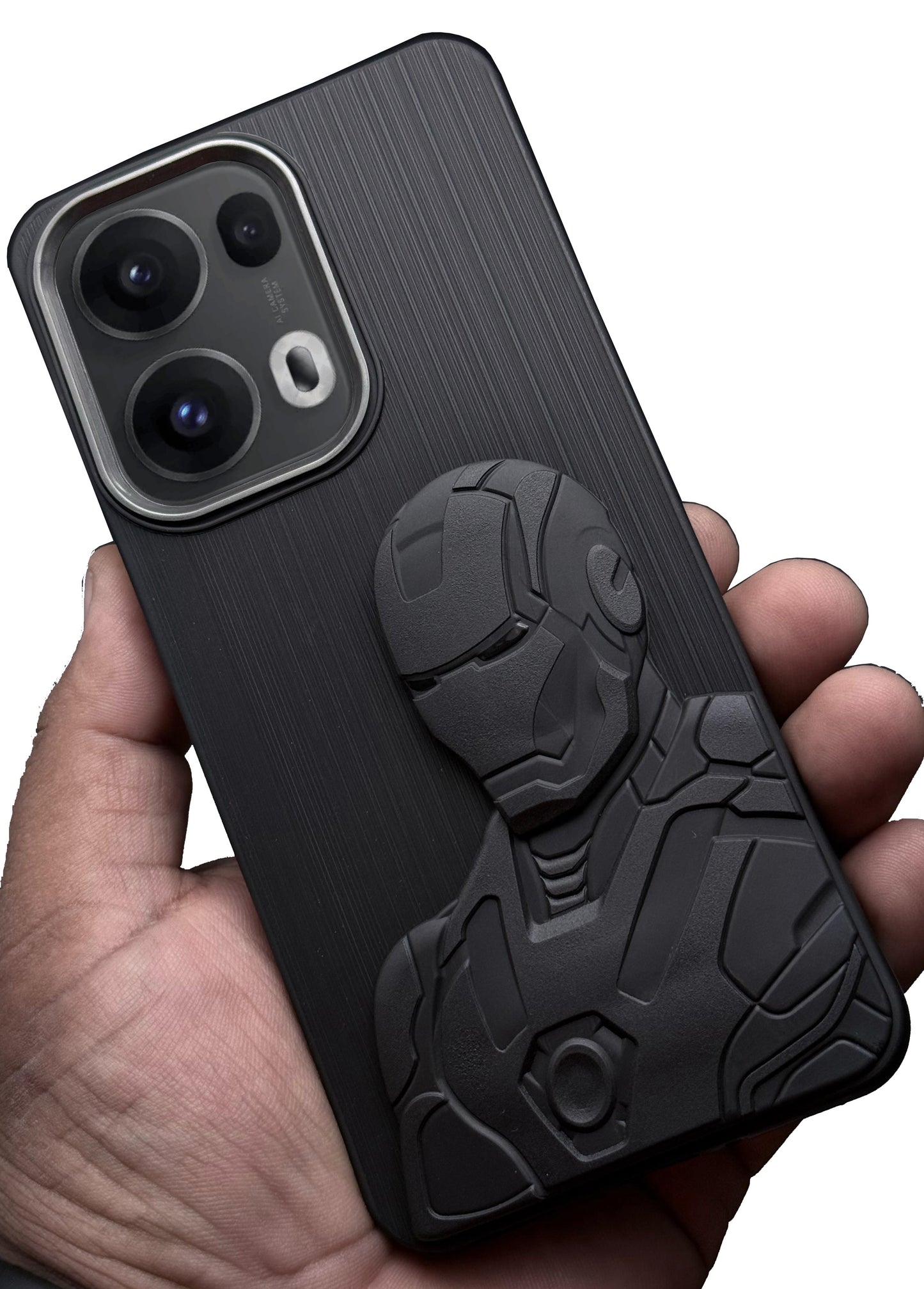IR Superhero Armor Case with Metallic Camera Ring for Oppo Reno 13 Pro(5G)