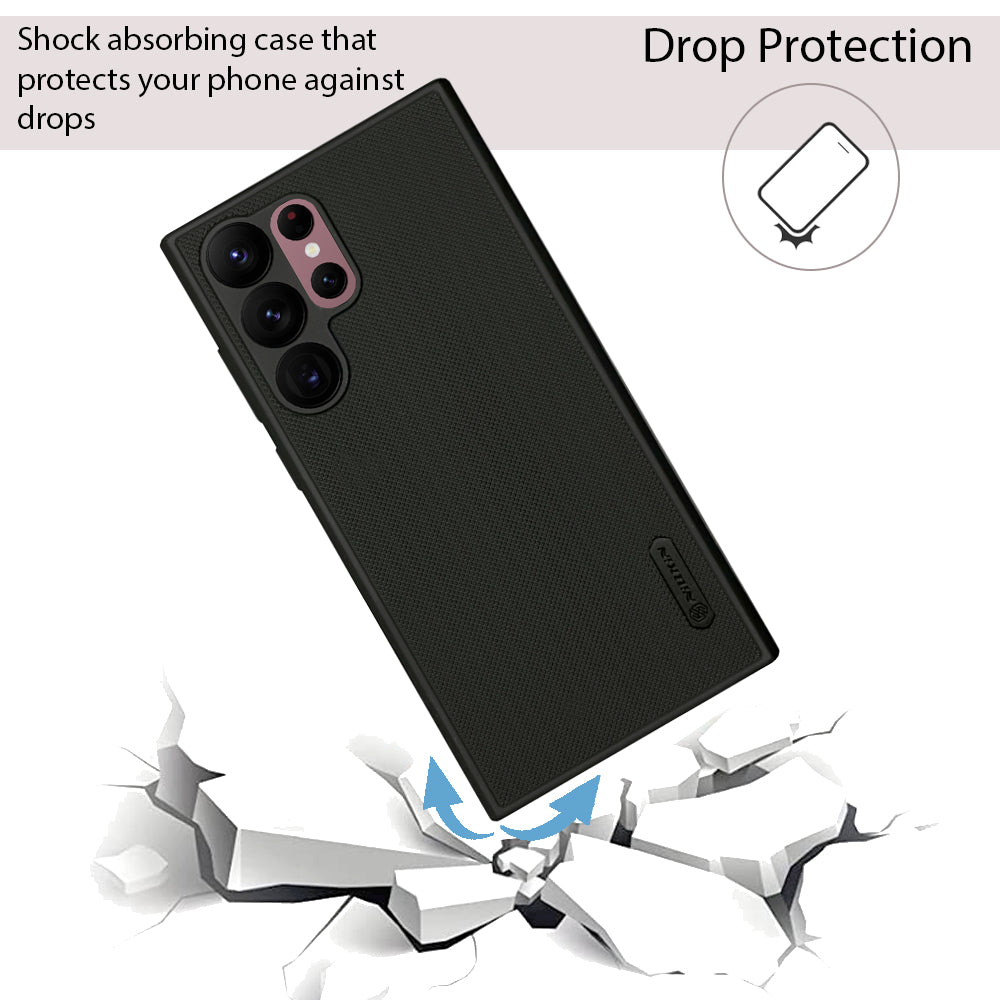 NIUKIN Super Frosted Dotted Case for Samsung S22 Ultra