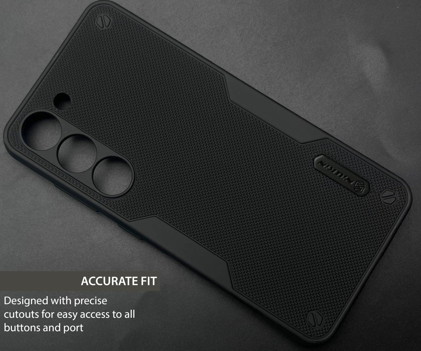 NIUKIN Super Frosted Pro Shield Dotted Case for Samsung Galaxy S23