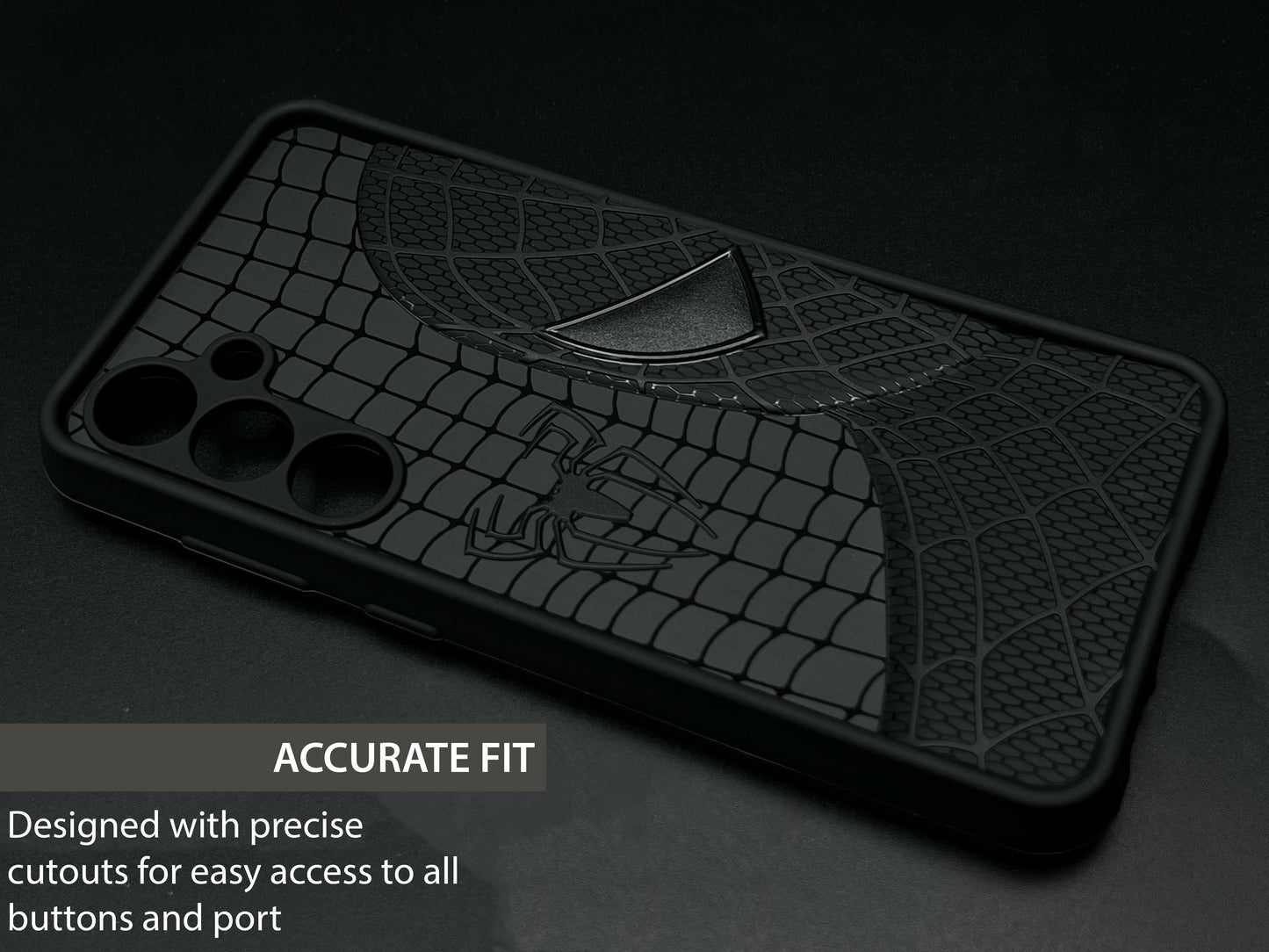 Sp Superhero Web Case with Metallic Camera Ring for Samsung S23 FE