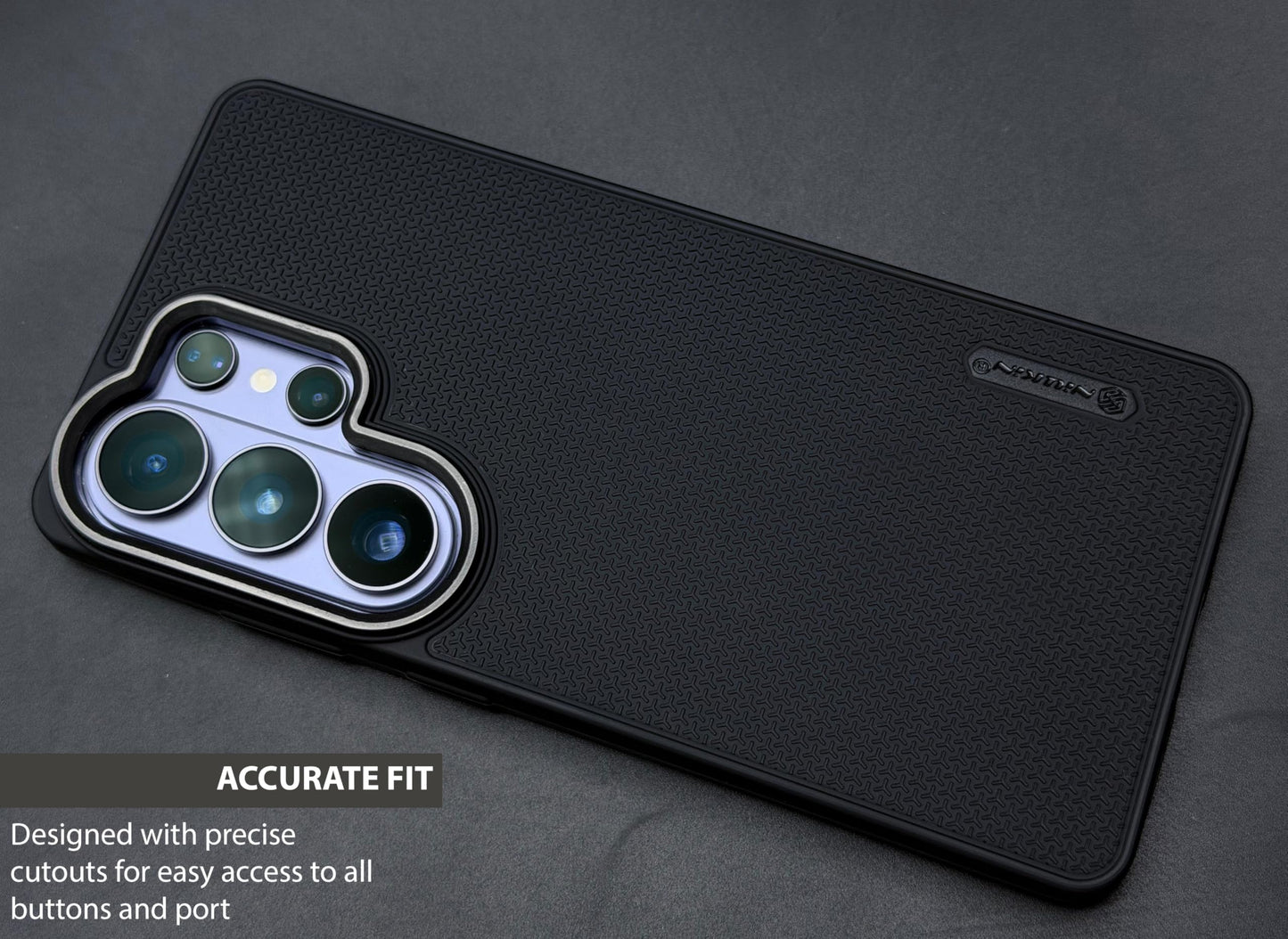 Niukin Grip Guard Back Case with Camera Ring for Samsung Galaxy S26 Ultra