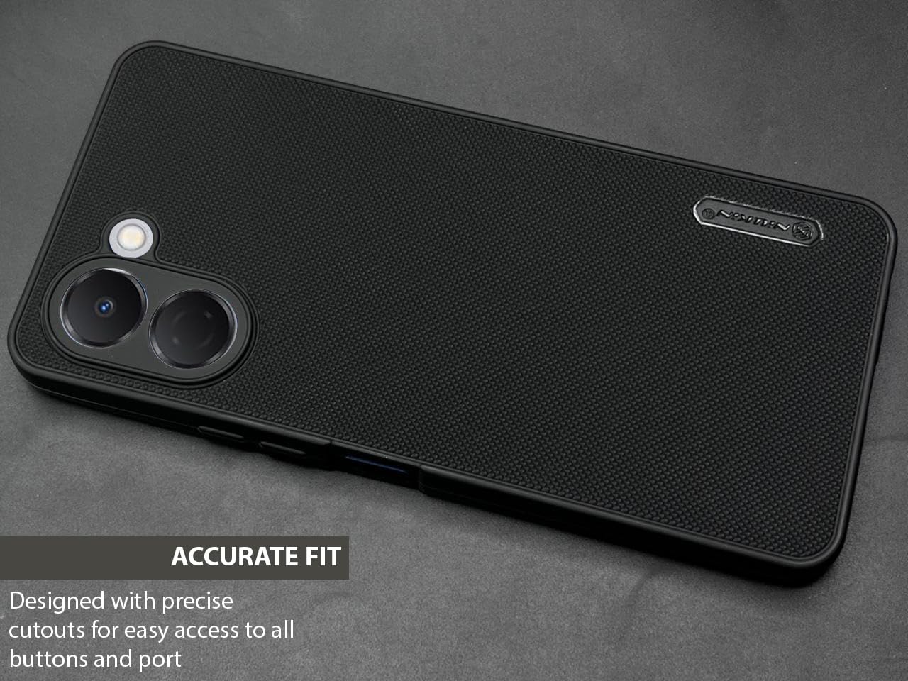 NIUKIN Super Frosted Dotted Case for Tecno Spark GO 3