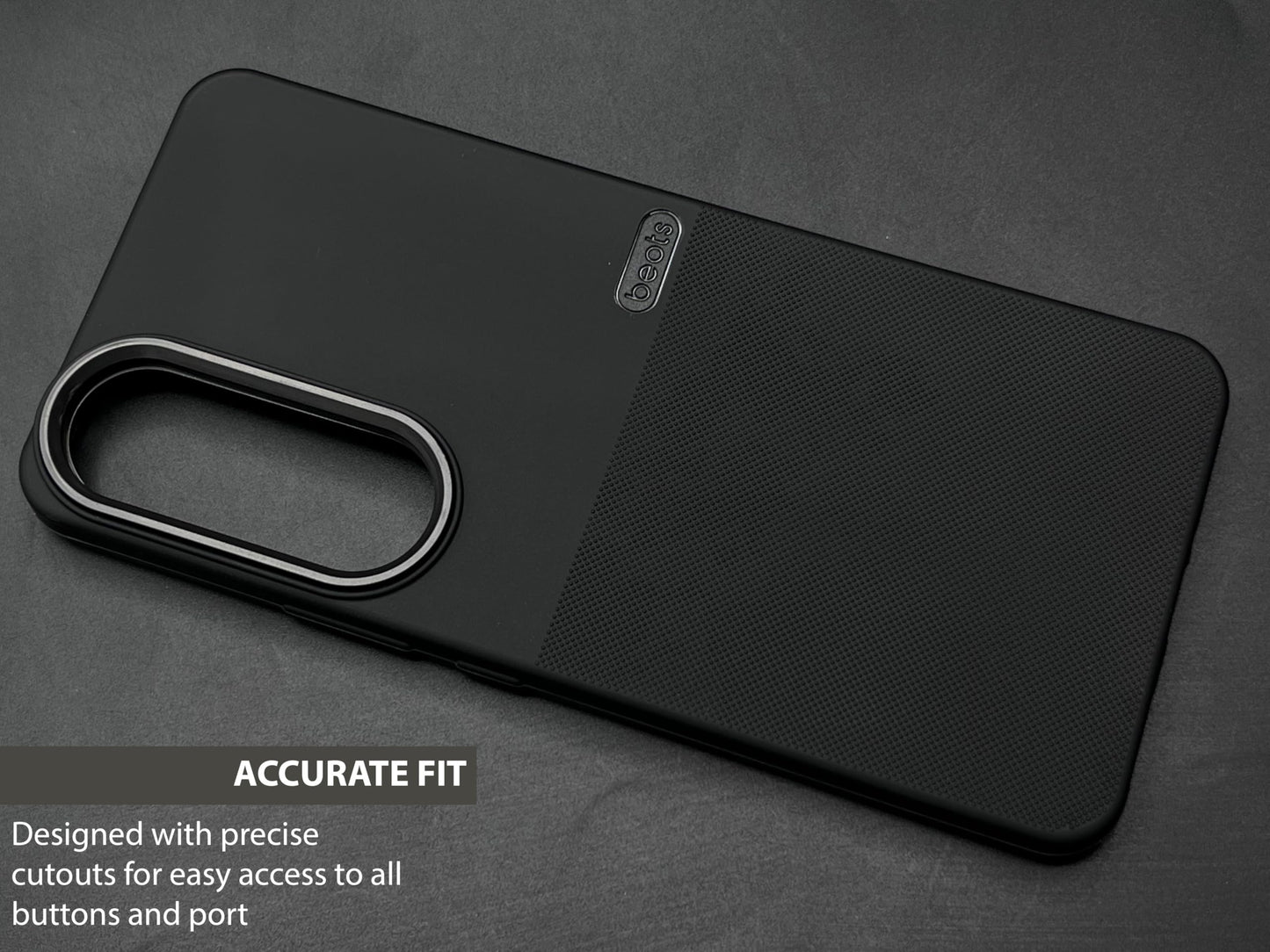 BEOTS Rugged back case with Camera Ring for Vivo V70 FE