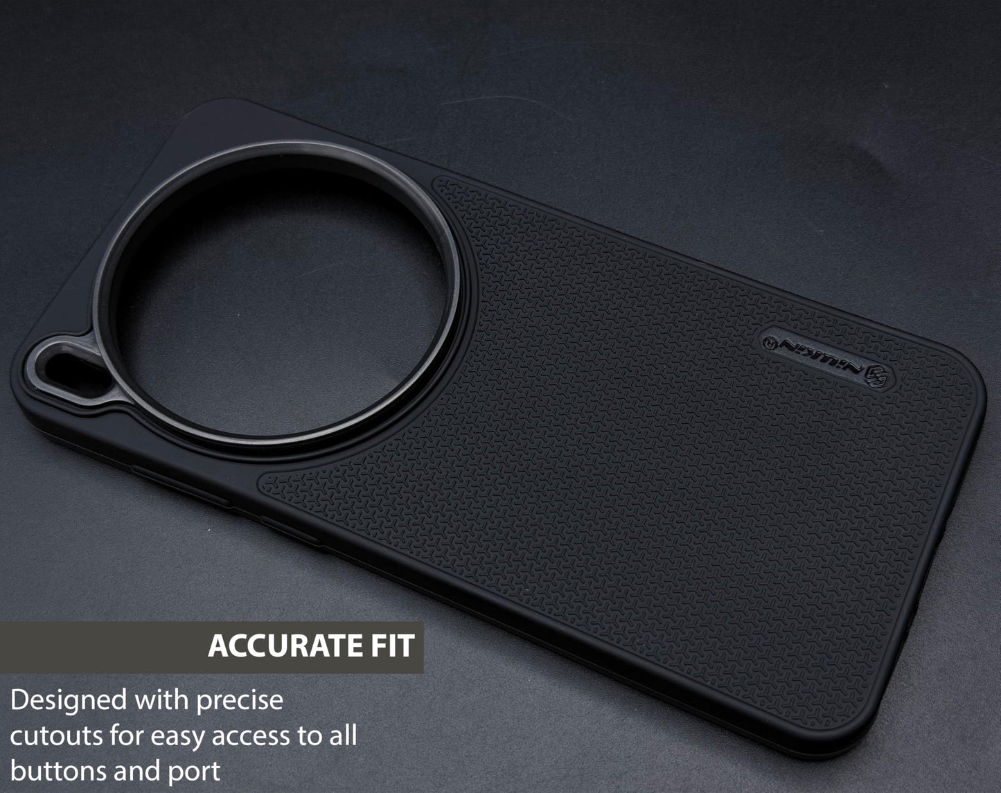 Niukin Grip Guard Back Case with Camera Ring for Vivo X300 Pro