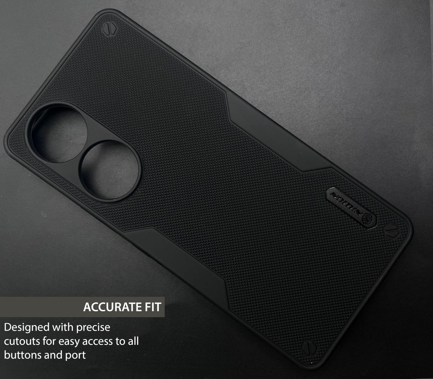 NIUKIN Super Frosted Pro Shield Dotted Case for Vivo Y100