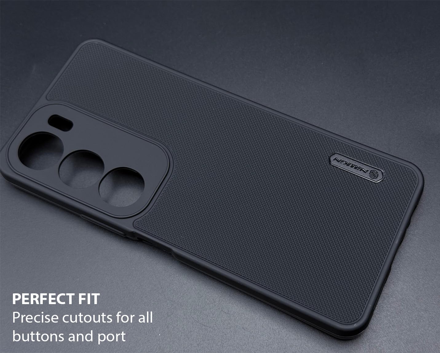 NIUKIN Super Frosted Dotted Case for Vivo Y19s