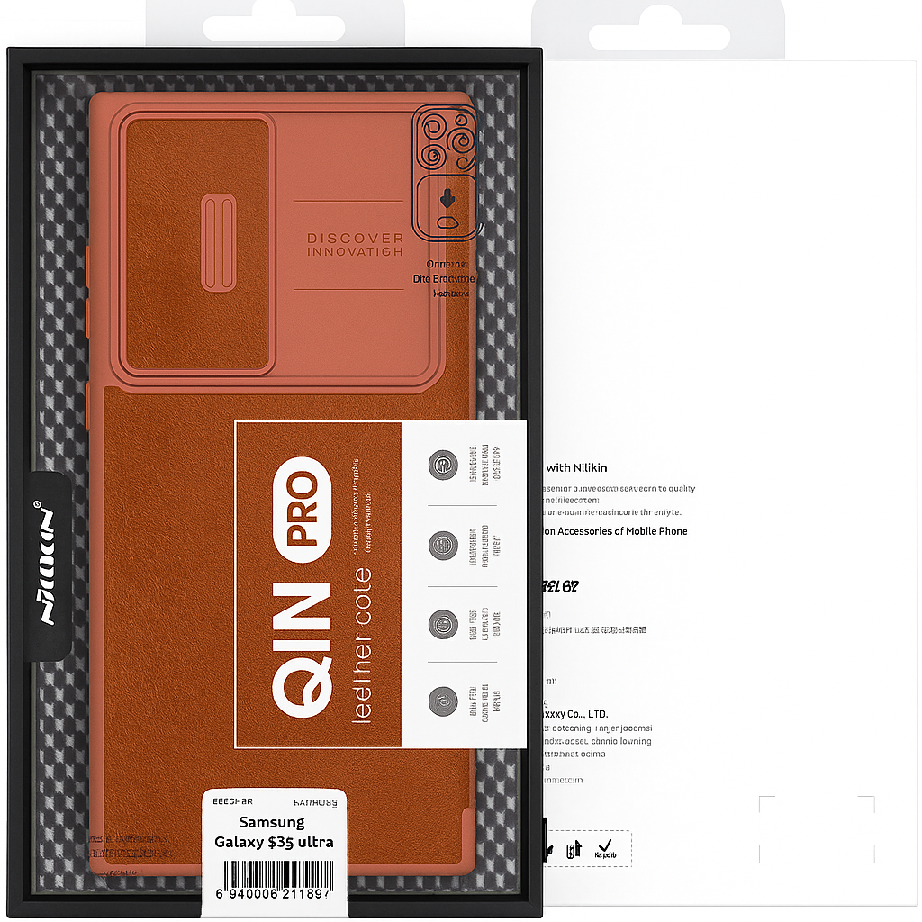 Nillkin Leather Flip Case for Samsung Galaxy S25 Edge
