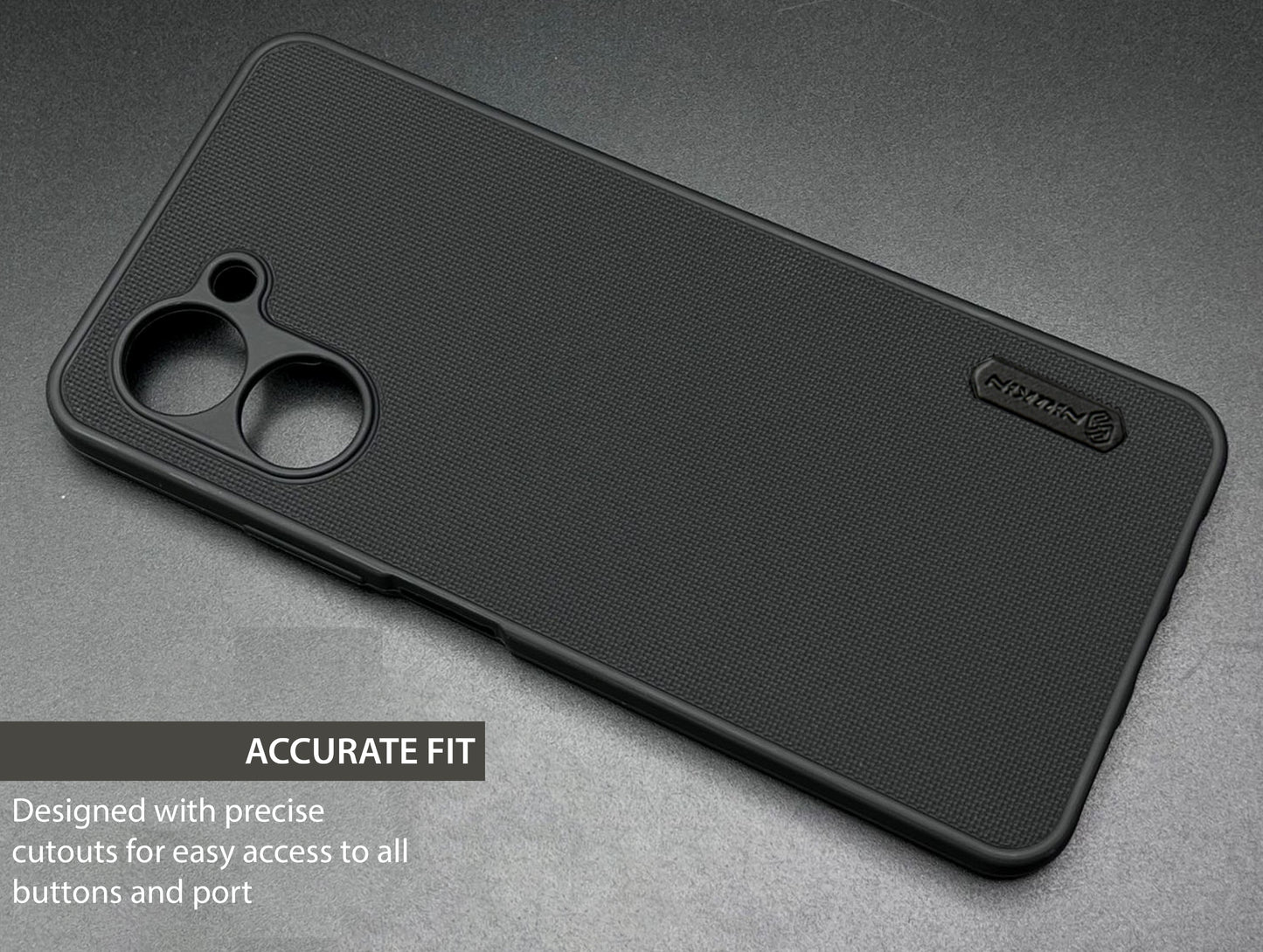 NIUKIN Super Frosted Dotted Case for Realme C33