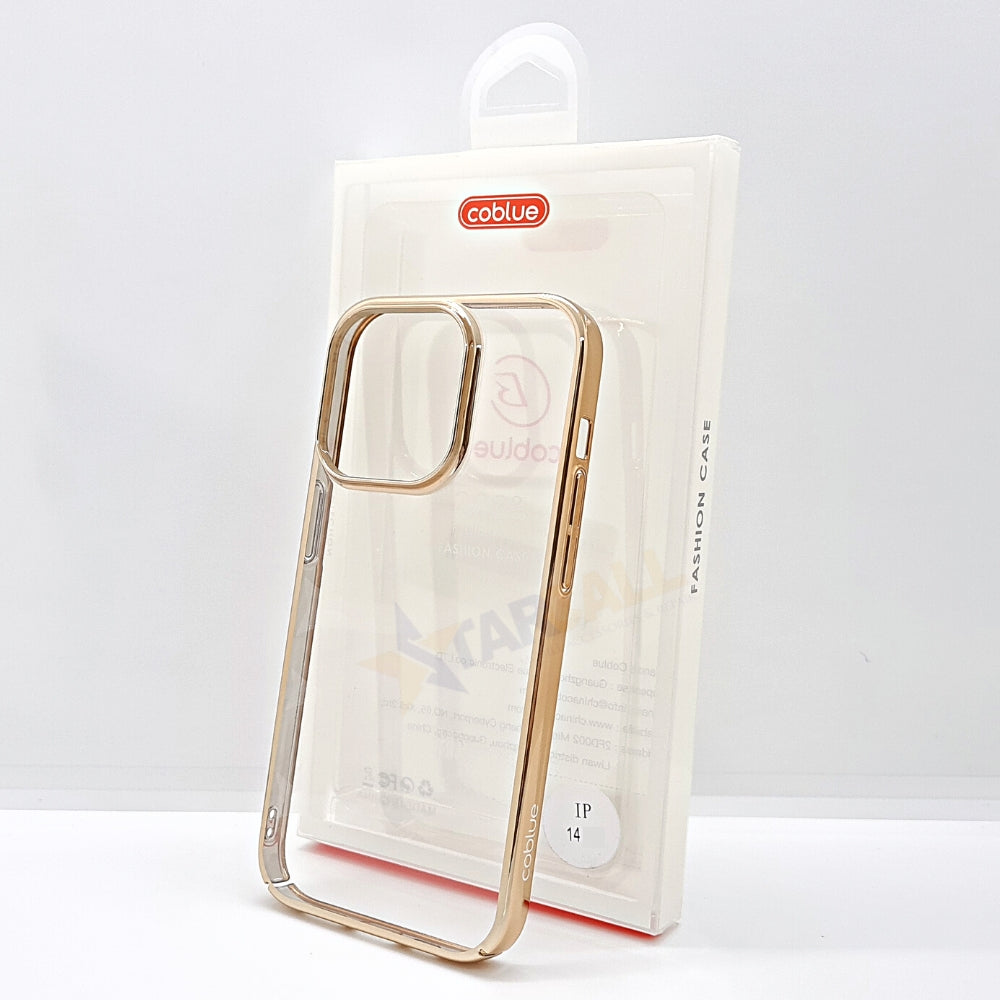 Coblue Soft Transparent Case with Chrome Border for iPhone 11 Pro Max