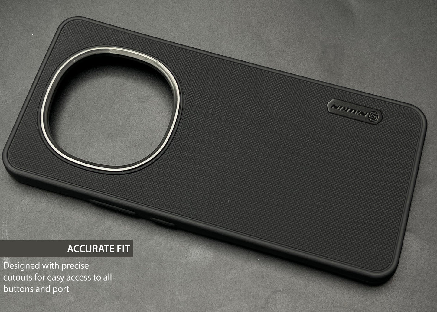 NIUKIN Super Frosted Dotted Case with Camera Ring for Oppo F29 Pro